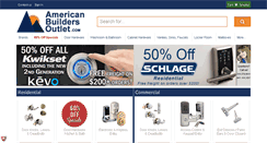 Desktop Screenshot of americanbuildersoutlet.com